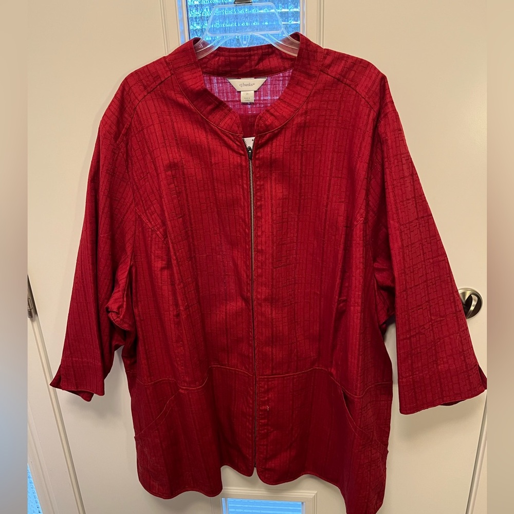 CJ Banks 3/4 sleeve casual jacket new with tags.